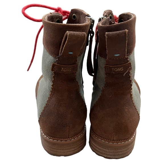 TOMS Women’s Brown Nolita Booties Size 8 - Picture 6 of 10